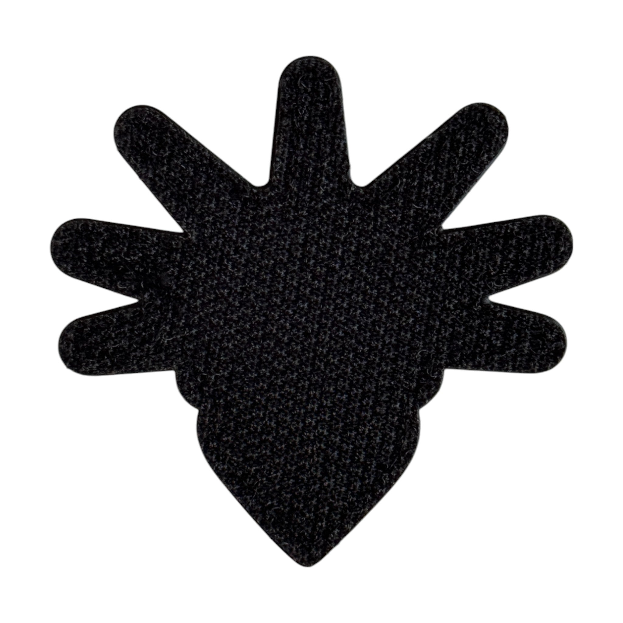 Lady liberty. tactical military 3D PVC Hook and loop patch. Back view