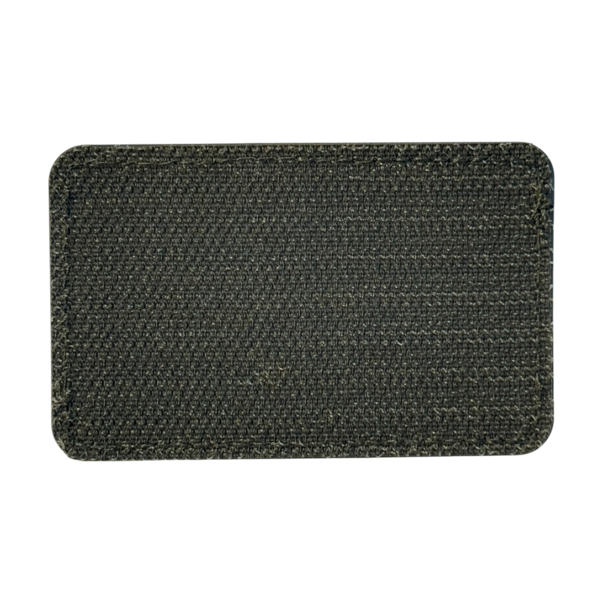 tactical military 3D PVC Hook and loop patch. Back view