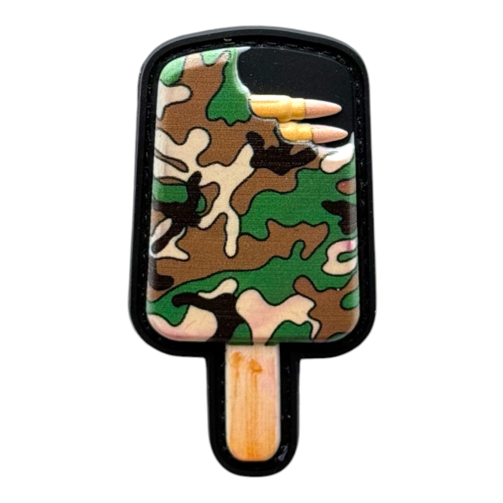 Camo Ice Cream PVC Patch – Pink & Green Variants